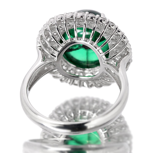 コロンビア産トラピッチェエメラルド7.2ct ダイヤモンド1.2ct