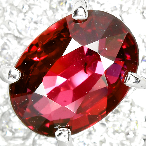 非加熱ルビー1.5ct ダイヤモンド0.5ct プラチナ リング（指輪）【品質