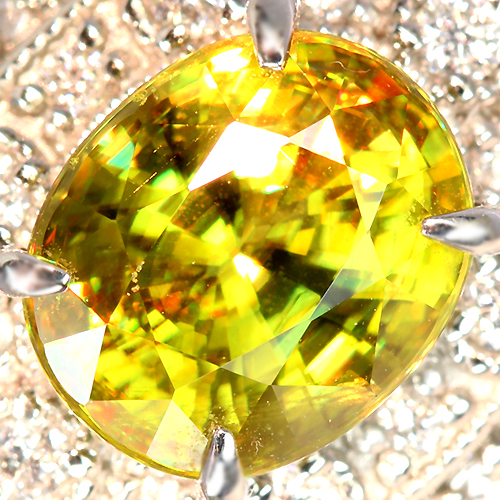 専用JH294★高級 スフェーン2.02ct ダイヤ pt リング ソ付 JH294☆高級 スフェーン2.02ct ダイヤ プラチナ リング ソ付