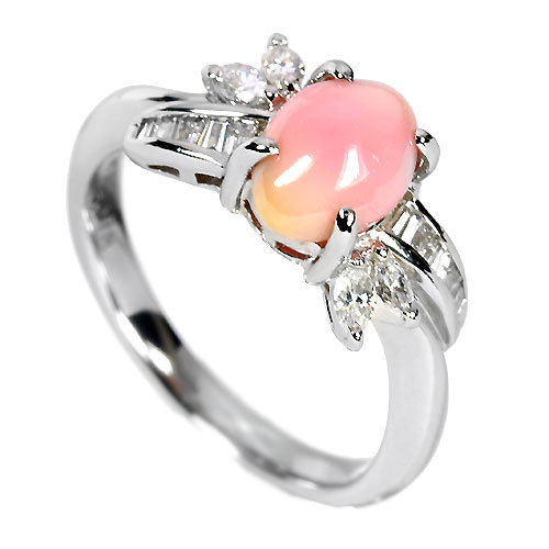 コンクパール2ct ダイヤモンド0.3ct プラチナ リング（指輪）【品質