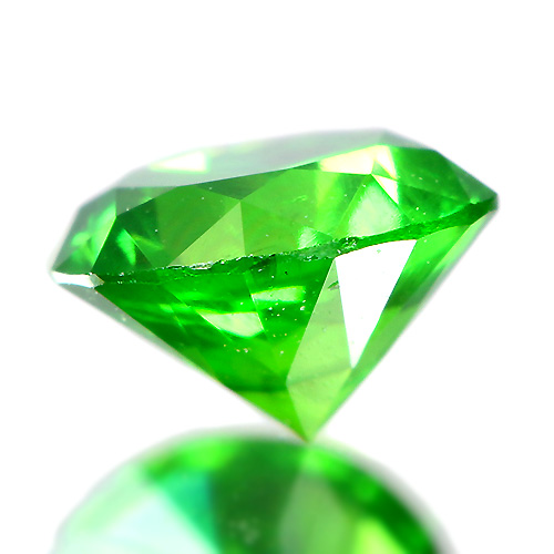 ロシア産デマントイドガーネット0.43ct【品質保証書/宝石鑑別書付 