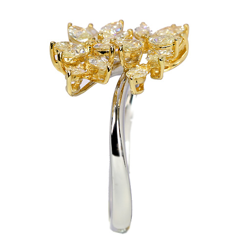 第44回抽選販売＞ イエローダイヤモンド1.5ct 柊デザイン