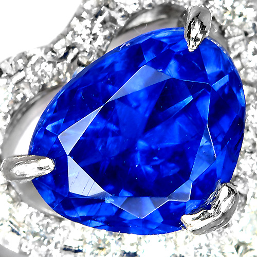 美品 プラチナ 天然アウイナイト 0.11ct 天然ダイヤ 0.12ct鑑別付