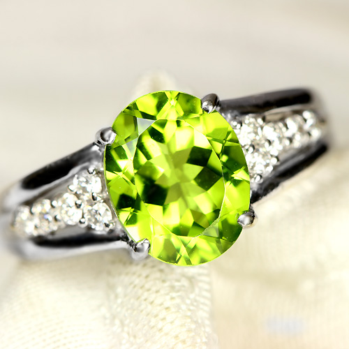専用JG35★高級 ペリドット2.58ct ダイヤ pt ヘッド 鑑別付 JG35☆高級 ペリドット2.58ct ダイヤ pt ヘッド 鑑別付 - メルカリ
