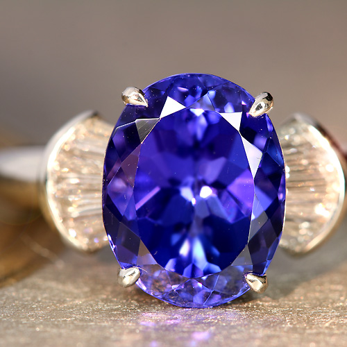第49回抽選販売＞タンザナイト4.7ct ダイヤモンド プラチナ リング