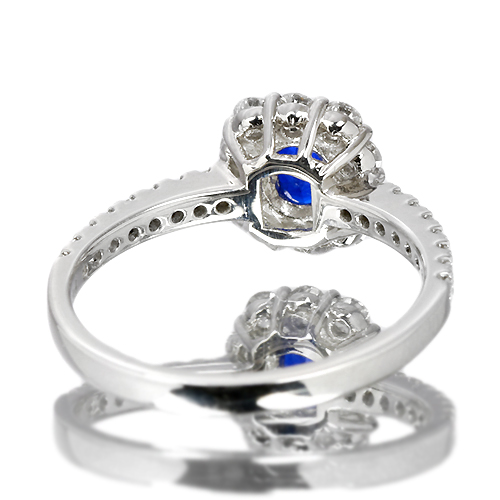 アウイナイト0.3ct ダイヤモンド0.4ct プラチナ リング（指輪）【品質 