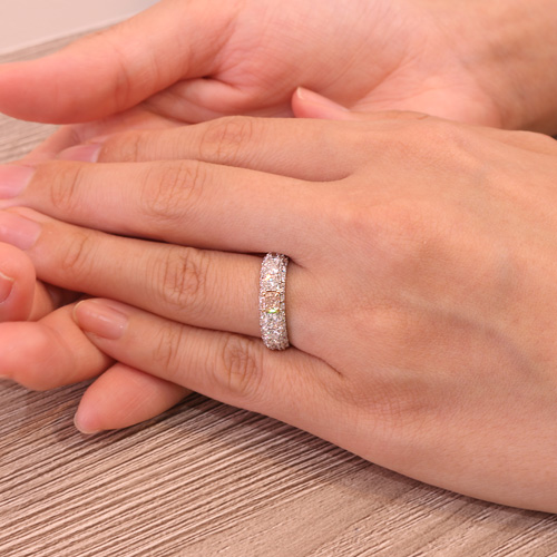 ピンクダイヤモンド0.28ct/FLOP ダイヤモンド1.4ct プラチナ/ピンク 