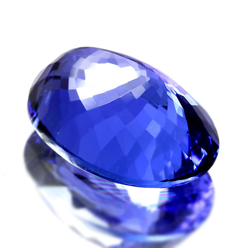 【美麗】1.15カラット　タンザニア産バイカラー・タンザナイト バイカラーゾイサイト（タンザナイト） ラウンドカット　タンザニア産　0.65ct250130-1789