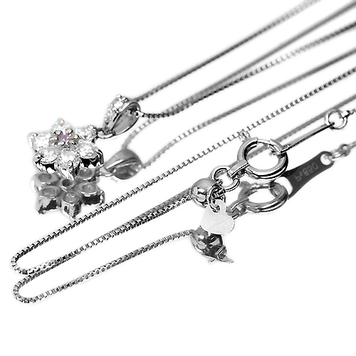 ピンクダイヤモンド ダイヤモンド 0.02ct フラワーモチーフ プラチナ