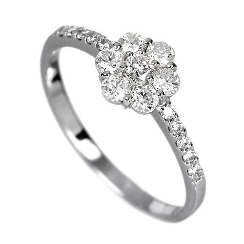 ダイヤモンド0.5ct プラチナ リング（指輪）【品質保証書/宝石鑑別書付