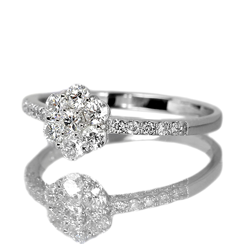 ダイヤモンド0.5ct プラチナ リング（指輪）【品質保証書/宝石鑑別書付