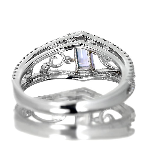 ジェレメジェバイト 0.3ct ダイヤモンド プラチナ リング（指輪  