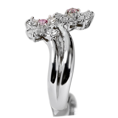 専用JG276★高級 ピンクダイヤモンド約0.35ct プラチナ ヘッド 鑑付 JG276☆高級 ピンクダイヤモンド約0.35ct プラチナ ヘッド 鑑付