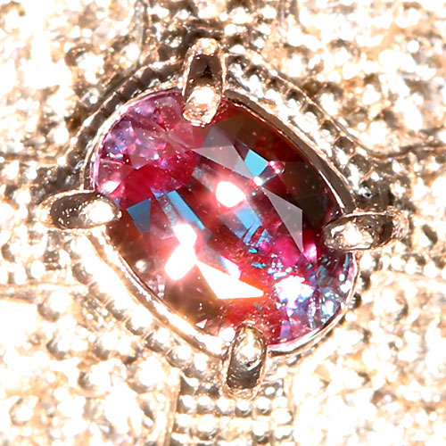 ブラジル産アレキサンドライト 0.27ct ダイヤモンド プラチナ リング