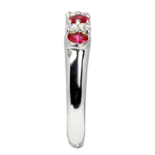 ルビー0.6ct ダイヤモンド プラチナ リング(指輪)【品質保証書/宝石
