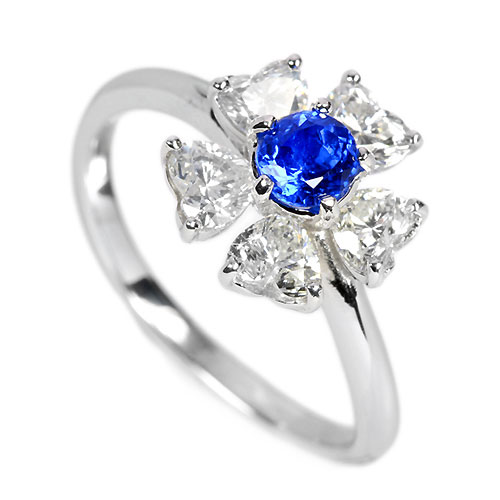 アウイナイト0.3ct ダイヤモンド1ct/G/SI-1 プラチナ リング