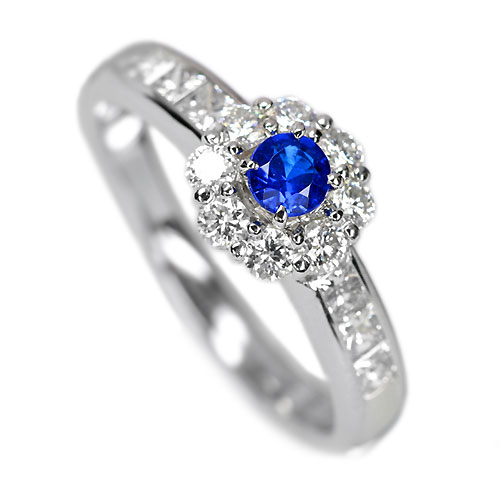 アウイナイト 0.1ct ダイヤモンド プラチナ リング（指輪） 【品質