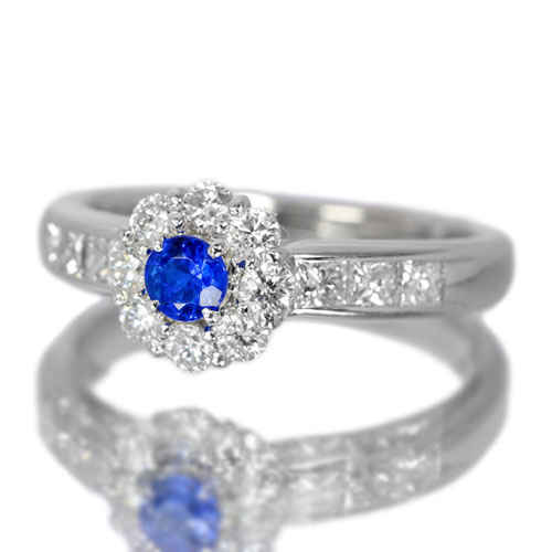 アウイナイト 0.1ct ダイヤモンド プラチナ リング（指輪） 【品質