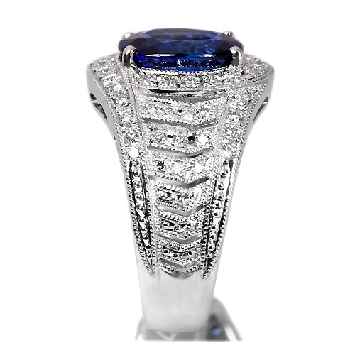 専用JD336☆高級 ブルーサファイア0.31ct ダイヤ pt リング 鑑付