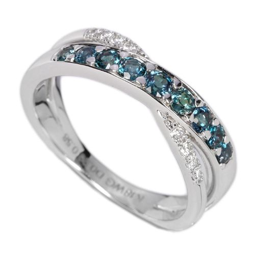 アレキサンドライトダイヤモンドリング アレキサンドライト ダイヤモンドリング AX 0.10ct D 0.31ct Pt950 日