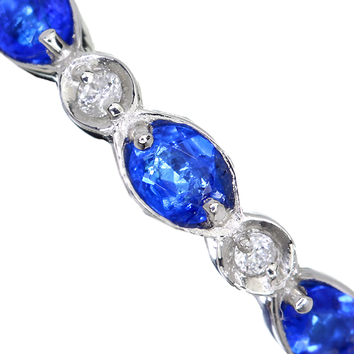 アウイナイト0.27ct ダイヤモンド0.06ct プラチナ ハーフ