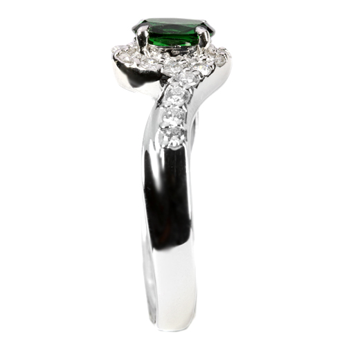 K10YGツァボライト5石リング12号 K10YGツァボライト5石リング12号 K10YGツァボライト5石リング12号