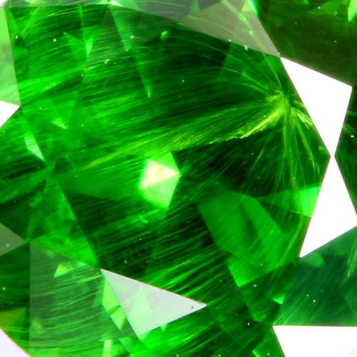 ロシア産デマントイドガーネット0.82ct【品質保証書/宝石鑑別書付