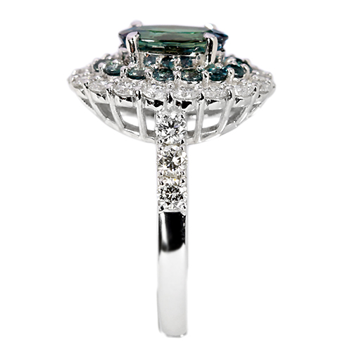 ブラジル産アレキサンドライト1.9ct ダイヤモンド