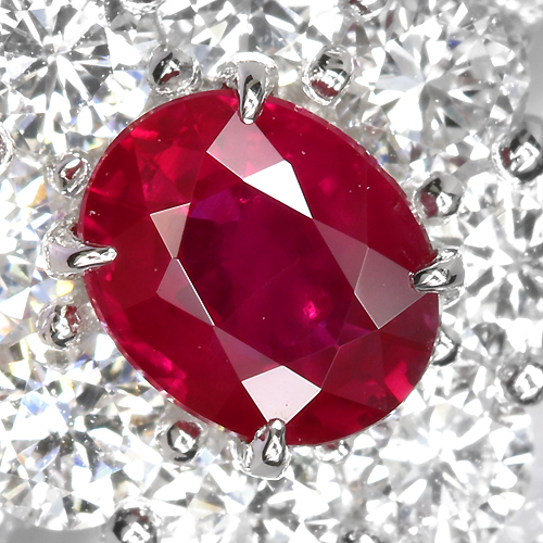 専用です。ビルマ産ピジョンブラット1.05ct D0.48ct 指輪 ビルマ産ピジョンブラッドルビー0.48ct ダイヤモンド0.7ct