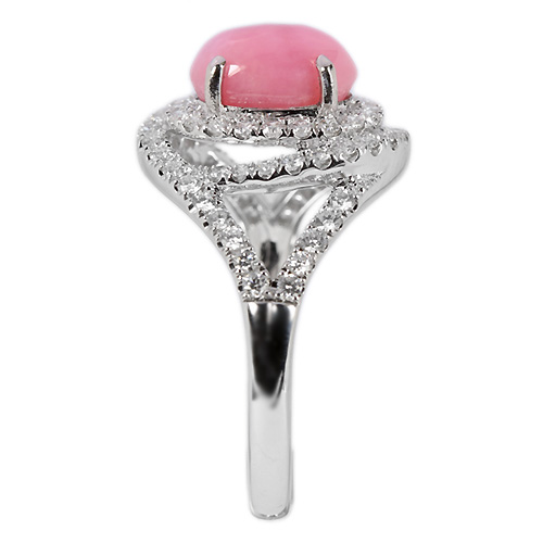 コンクパール2ct ダイヤモンド0.65ct プラチナ リング（指輪