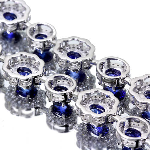 ロイヤルブルーサファイア26.6ct ダイヤモンド6.6ct プラチナ
