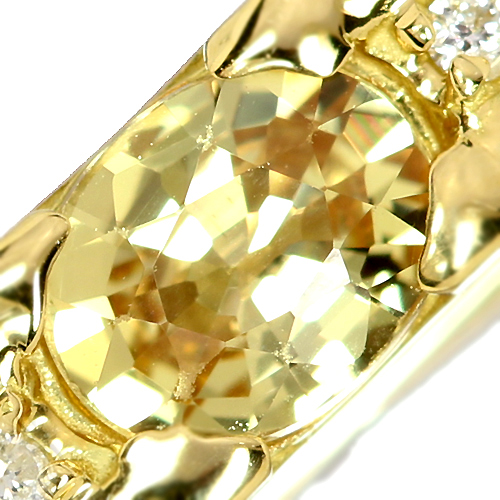 第16回抽選販売＞非加熱イエローサファイア0.4ct ダイヤモンド 