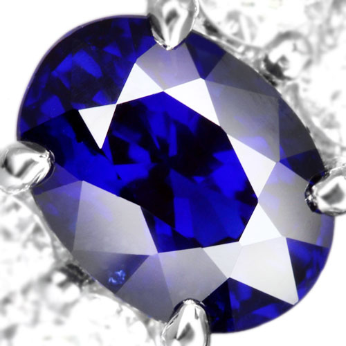 ロイヤルブルーサファイア1.17ct ダイヤモンド0.75ct プラチナ リング 