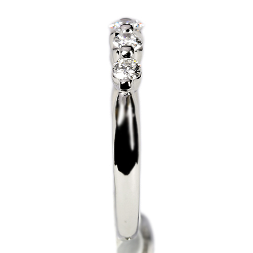 第23回抽選販売＞ダイヤモンド0.5ct エタニティ プラチナ リング（指輪 