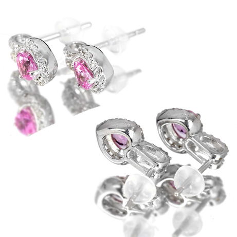 JE356★高級 ピンクサファイア0.88ct ダイヤ pt ピアス JE356☆高級 ピンクサファイア0.88ct ダイヤ pt ピアス - メルカリ