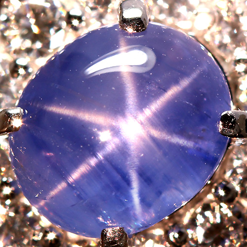 第86回抽選販売＞スターサファイア2.9ct ダイヤモンド プラチナ