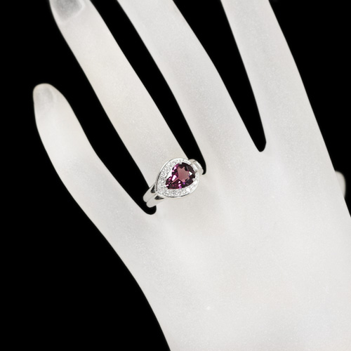 プラチナガーネットリング 楽天市場】ロードライトガーネット 7.4ct リング 11号 PT900