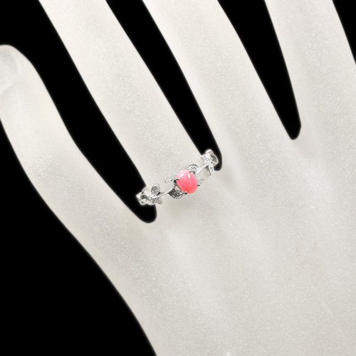 コンクパール0.6ct ダイヤモンド プラチナ リング（指輪