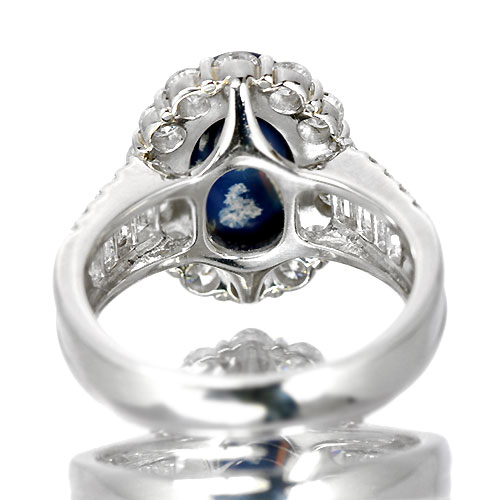 オーストラリア産ブラックオパール 2.1ct ダイヤモンド プラチナ