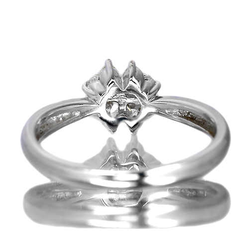 ダイヤモンド リング プラチナ 指輪 0.50ct ハート 一粒