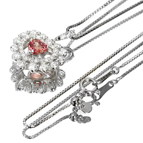 第104回抽選販売＞非加熱パパラチアサファイア 0.5ct ハート