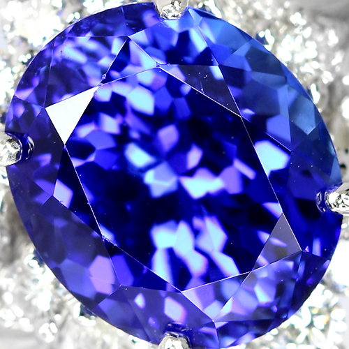 タンザナイト 4.3ct ダイヤモンド 0.5ct プラチナ リング（指輪 