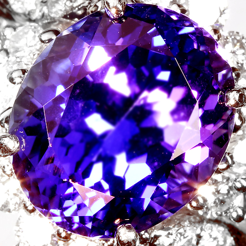 タンザナイト 4.3ct ダイヤモンド 0.5ct プラチナ リング（指輪