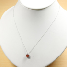 �A���f�V�� 0.7ct �_�C�������h �z���C�g�S�[���h �l�b�N���X