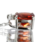 �A���f�V�� 0.7ct �_�C�������h �z���C�g�S�[���h �l�b�N���X