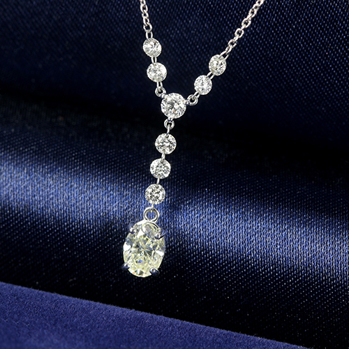 VSダイヤモンド 0.5ct プラチナ Ｙライン ネックレス【品質保証書/宝石鑑別書/CGLソ付】 即納ジュエリー ジュエリー通販リジュー |  レアストーン・高級ジュエリーオンラインショップ