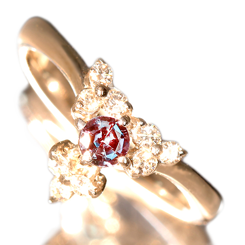 第113回抽選販売＞ブラジル産アレキサンドライト 0.2ct ダイヤモンド