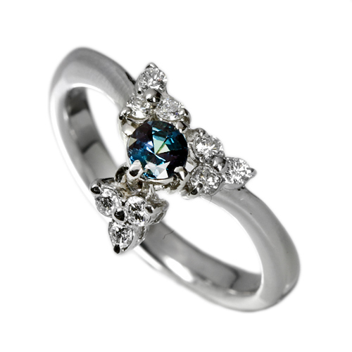 第113回抽選販売＞ブラジル産アレキサンドライト 0.2ct ダイヤモンド