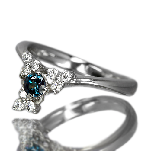 第113回抽選販売＞ブラジル産アレキサンドライト 0.2ct ダイヤモンド