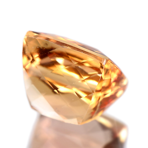 ブラジル産インペリアルトパーズ 3.27ct【品質保証書/宝石鑑別書付